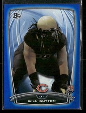 2014 Bowman #84 Will Sutton Rookies Rainbow Blue #/499