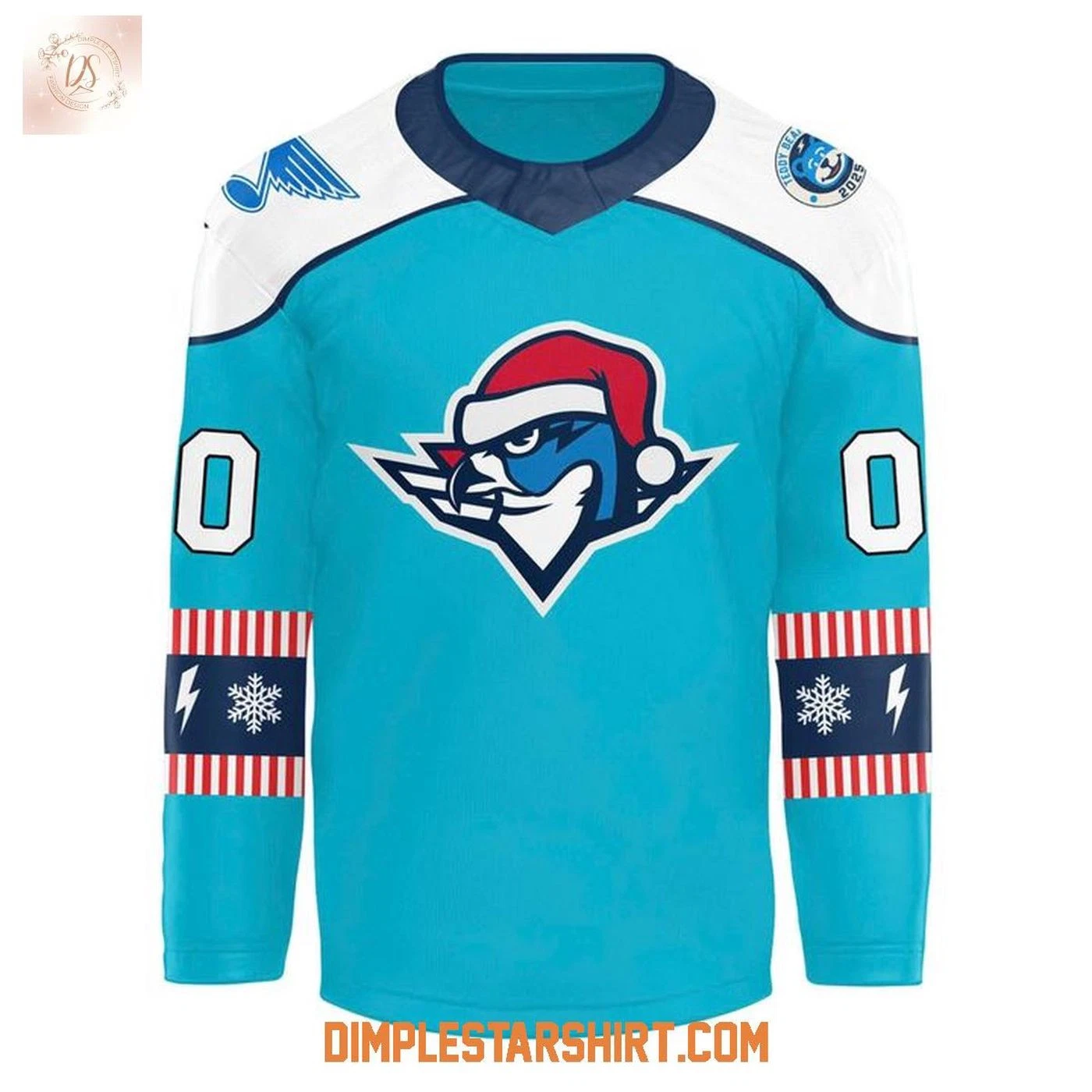 Personalized Springfield Thunderbirds Christmas Hockey Jersey Men's