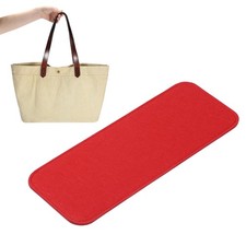 12x5 Inch Felt Base Shaper Bag Bottom Shaper Pad Purse Liner Red