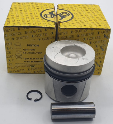 2 X Piston with Pin & Ring 87-70859 STD GOETZE 93.67mm FOR FORD 2.5L DIESEL YORK