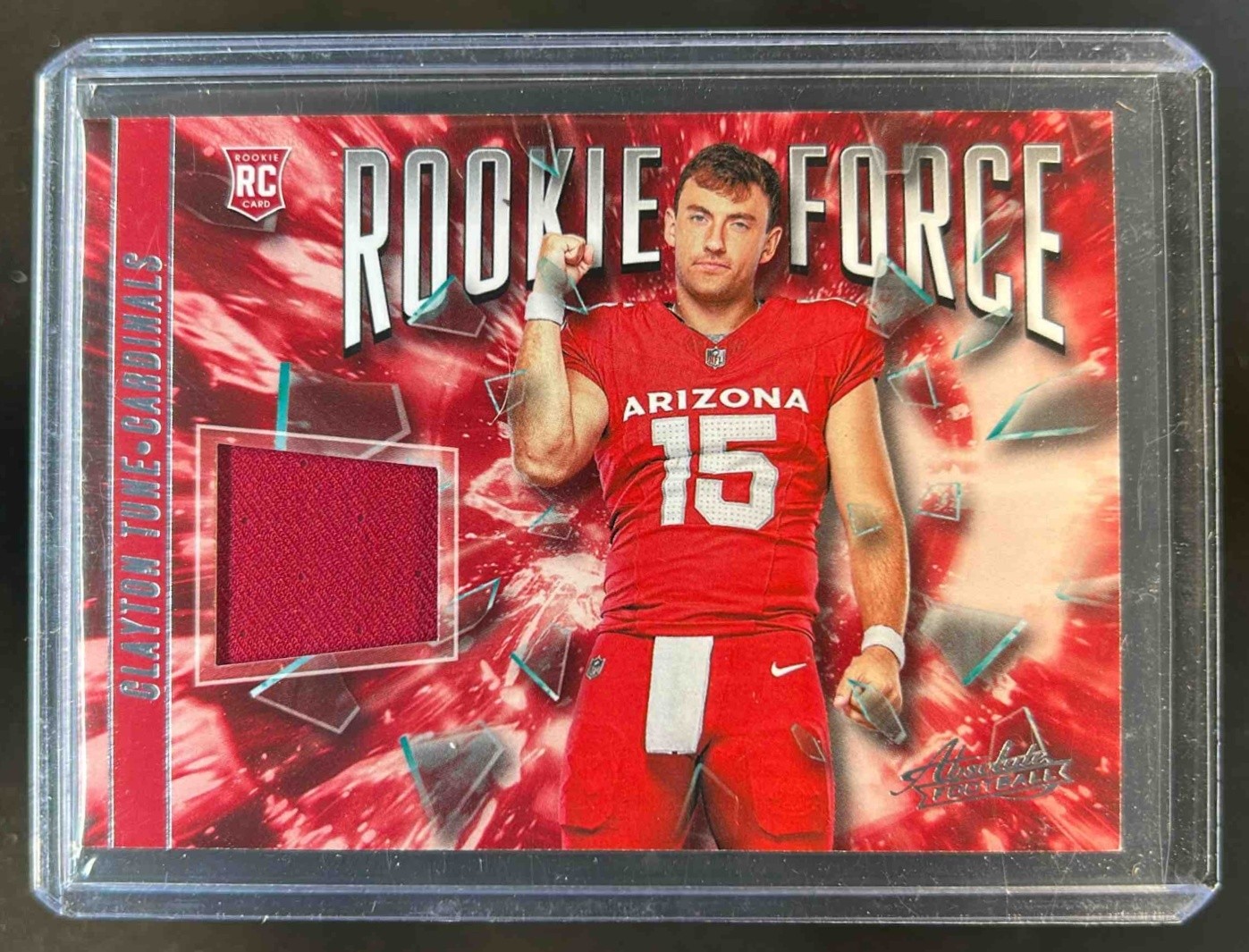 Clayton Tune Panini Absolute Rookie Force Relic #RF7 Base