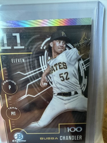 2025 Topps Bowman Scouts’ Top 100 BTP-11 Bubba Chandler, Pittsburgh Pirates - Imagen 3 de 10