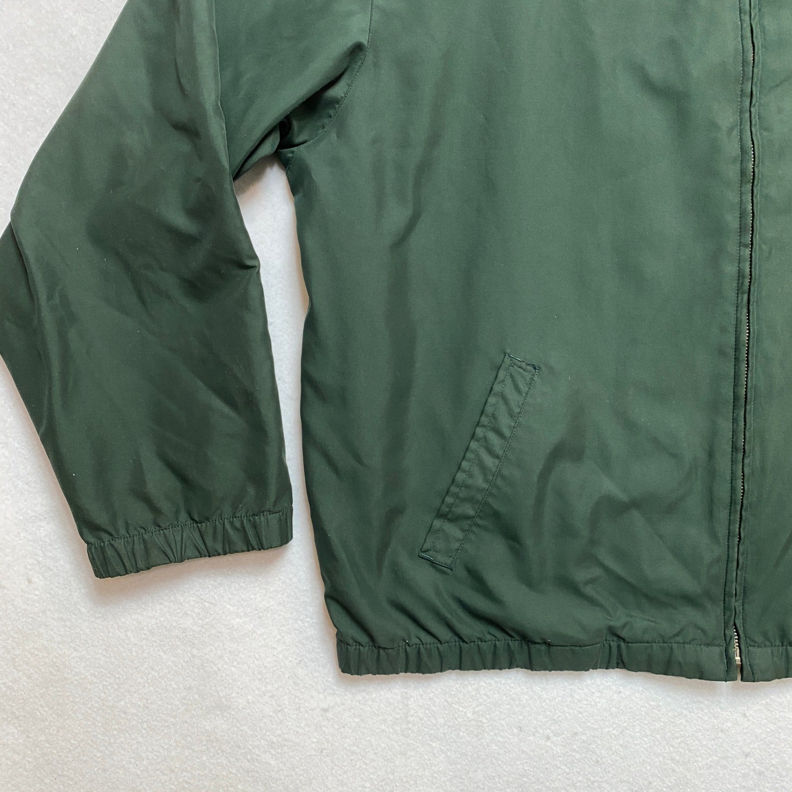 Vintage Chaps Ralph Lauren Harrington Jacket Mens Large Forest Green Crest Logo thumbnail 5