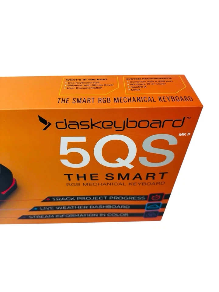 Das Keyboard 5QS Smart RGB Programmable Mechanical Keyboard For Work/Gaming NEW - Image 3 of 4