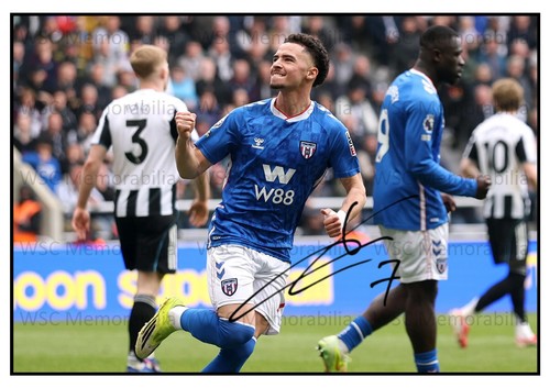 12099. Chemsdine Talbi Signed Pictures (A4 Prints) Sunderland Club Brugge