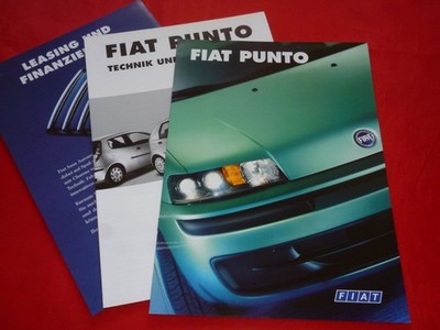 1999 Fiat Punto Type 188 S SX ELX HLX Sporting HGT Brochure Brochure Depliant