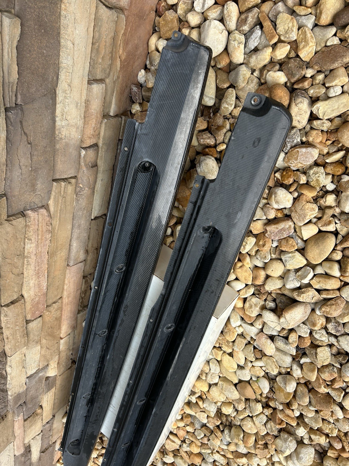 Bentley Bentayga Rocker Panels Set Left & Right Side CARBON GENUINE