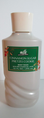Bath & Body Works Milk Cinnamon Sugar Pretzel Cookie Body Wash 10 Fl Oz