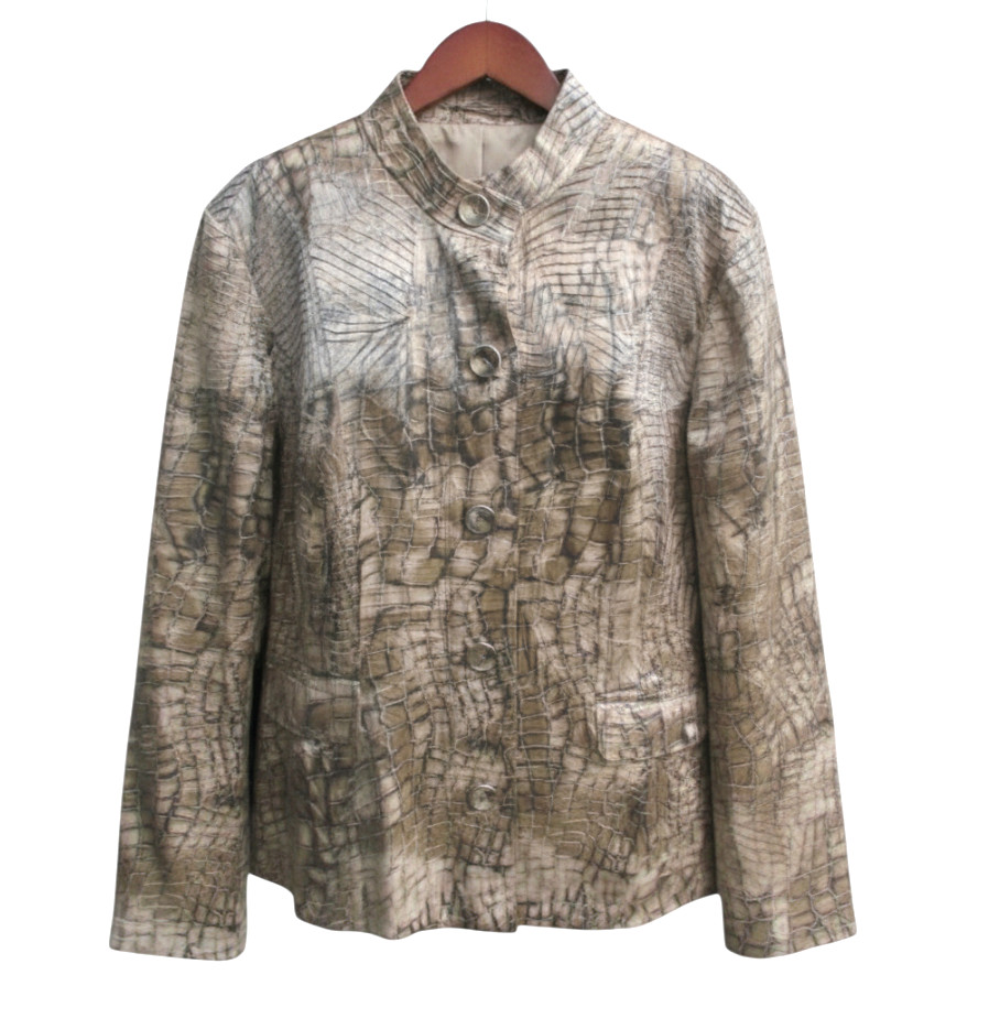 CHICO'S Brown Beige Shimmer PRINCESS PYTHON SNAKE… - image 3