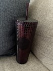 Starbucks Burgundy disco Ruby Red tumbler 24oz Year 2020 New — photo 2