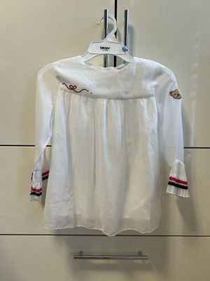 Steiff Bluse Tunika Gr.116 Weiß Gepflegter Zustand