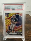 2021 Panini Mosaic Tom Brady #282 Choice Fusion Red & Yellow Prizm /80 PSA 10