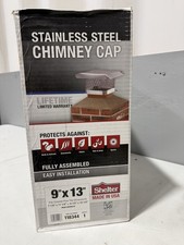 Stainless Steel Chimney Cap Single Flue 9  X 13  