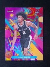 2025-26 Topps Finest Dylan Harper #2 RC Rookie Common Oil Spill Refractor