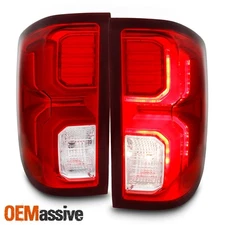 For 2016-2018 Chevy Silverado 1500 LTZ LED Tail Lights Assembly Driver+Passenger