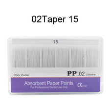 WELLCK 1 Box Dental Absorbent Paper Points Sterile Mixed Sizes 02 04 06 Taper 15