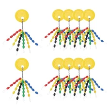 Fishing Rubber Bobber Beads Stoppers, 300 Pieces Float Sinker Stops L Size