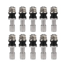 10x Stainless Steel Wheel Tire Valve Stems Hight Pressure Bolt In With 10x Stainless Steel Wheel Tire Valve Stems Hight Pressure Bolt In With