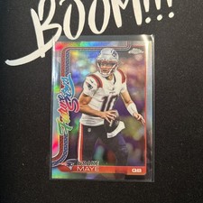 2025 Topps Chrome Football Future Stars Drake Maye Refactor FS-7