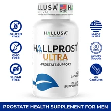 Hallprost Ultra Prostate supplement - Prostatitis and inflamed prostate - 60 Ct