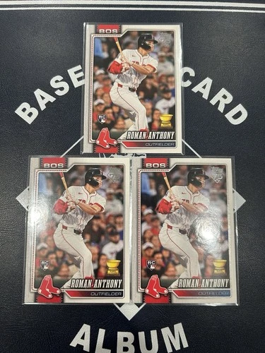 2026 Topps Roman Anthony Rookie Card #189 Three New Out Of Pack
