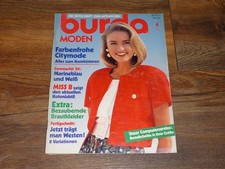 Burda Moden Nr. 4/1989 mit unbenutzten Schnittmustern