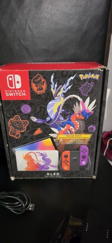 Nintendo Switch OLED 64GB Pokemon Scarlet & Violet ✨ Limited Edition ✨ Console