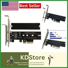 High-Speed M.2 NVMe to PCIe Adapter with Aluminum Heatsink