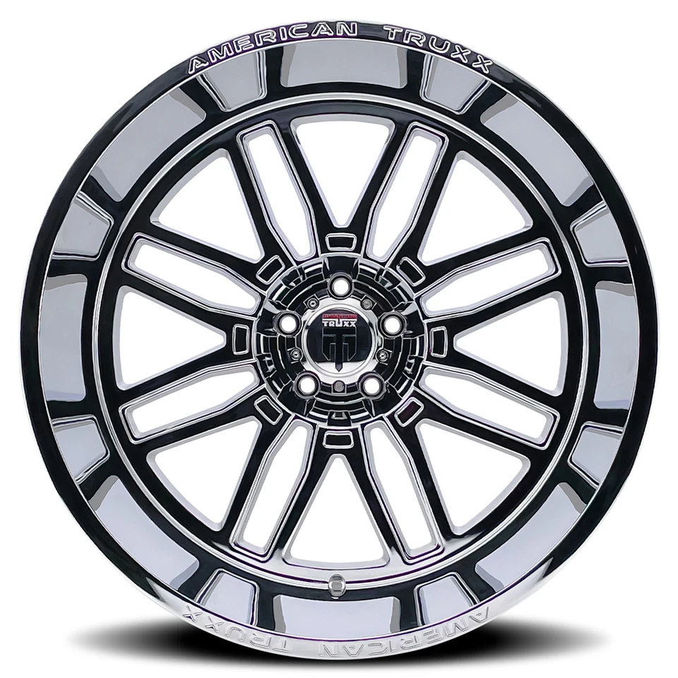 Rueda cromada inquieta 20x10 American Truxx AT1915 5x5 (-25 mm) Foto 3 de 4