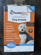 Thunder Shirt Dog Anxiety Relief XL Gray