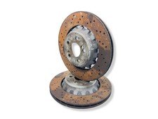 Coppia dischi freno posteriori ventilati BMW M4 F82 2018 sinistra destra 370mm