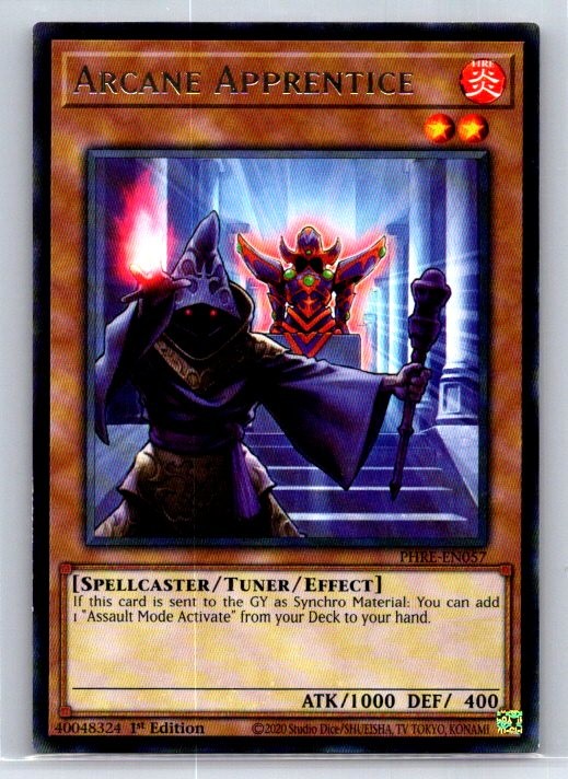 Arcane Apprentice PHRE-EN057 Rare Phantom Revenge Yu-Gi-Oh Lightly Played
