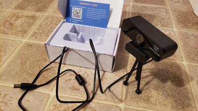 TopVision USB 2k Computer Webcam with Built in Mic, Tripod Stand, Auto-focus