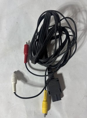 Original OEM Nintendo 64 N64 Super SNES Game Cube Genuine AV Composite Cable