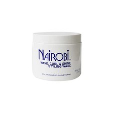 Nairobi Wave Curl Shine Styling Wax 4 oz Hair Styling Pomade