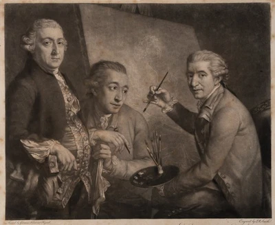 SMITH (*1751) nach RIGAUD (*1742), Agostino Carlini, Francesco Bartolozzi und Gi - Bild 1 von 4