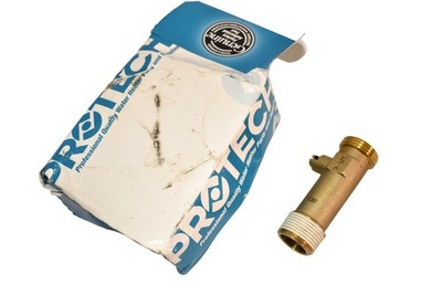 Protech PT16830C Drain Valve Brass Full Flow Water Heater Tank Gold Threaded