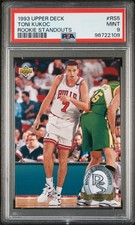 1993 UD ROOKIE STANDOUTS #RS5 TONI KUKOC PSA 9