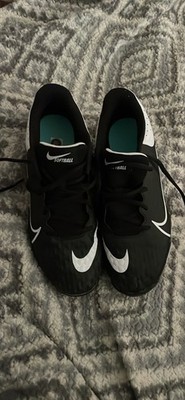 Nike HyperDiamond 4 Pro Softball Cleat (black And White Colorway)  Size 9