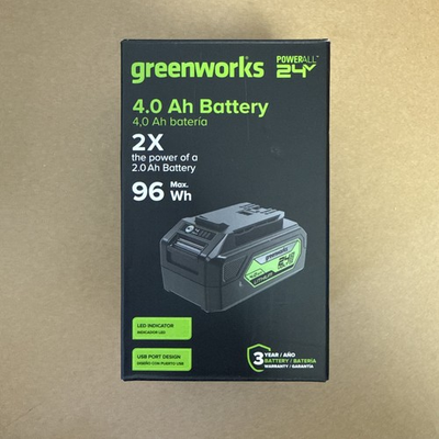 #ad #ad Greenworks 24V POWERALL 4.0Ah Lithium Ion USB Power Tool Battery $29.99