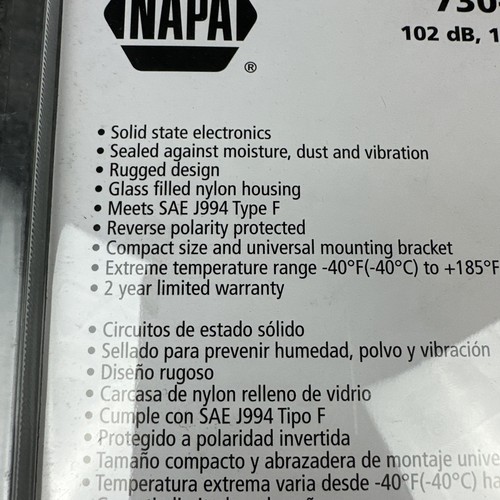Back Up Alarm Napa Balkamp 730-1080 102 Decibels 12-24 VDC NEW For Car Truck + - Bild 8 von 8