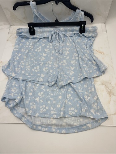 ROUDELAIN Women's 2-pc. Pointelle Tank Pajamas Set In Nantucket XL - Bild 2 von 8