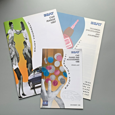 1997 SEAT Car Range   Sales Brochures with Price List & Technical Specs