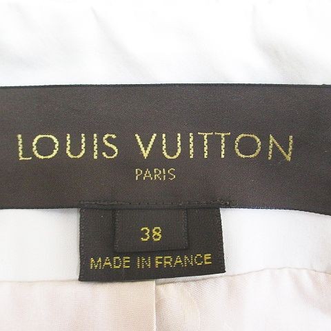 LOUIS VUITTON jacket lightweight silk 38 white white made in France stitch snap - Bild 3 von 8