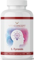 L-TYROSIN I 1000 Mg Tagesdosierung I 240 Tyrosin Kapseln I Vegan & Hochdosiert