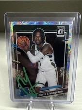 2023-24 Donruss Optic Chris Livingston RC Bucks Scope #/249 Signed IP Autograph