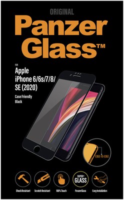PanzerGlass Case Friendly für iPhone 6/7/8/SE 2020, Black
