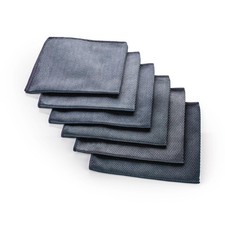 The Rag Company - Diamond Weave Glass & Window - Detailing 16in x16 in, Black 