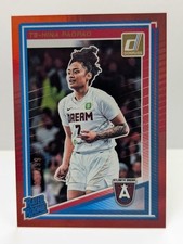 2025 Panini Donruss WNBA #91 Te-Hina Paopao /399 RED SHIMMER Rated Rookie