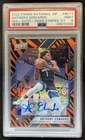 2022 Panini National VIP Gold Anthony Edwards RC Tiger Stripes Auto #1/1 PSA 9